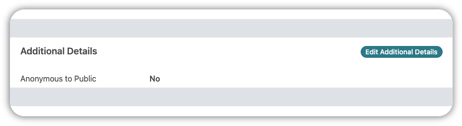 A screenshot of the "Donor" section of the on-screen data reports expanded view. 